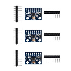 FORIOT 3pcs GY-521 MPU6050 3-Axis Accelerometer Gyro Module MPU-6050 6 DOF 6-Axis Accelerometer DIY Kit 16-bit AD Converter Data Output IIC I2C [DC 3-5V]