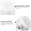 FOMIYES 4pcs Portable Lotion Bottles Refillable Cream Storage Jars Leakproof