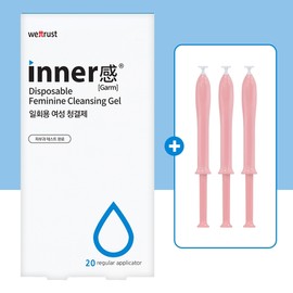 Innergam 20 pieces Feminine Cleansing Gel (+3P added) Wet Rust Feminine Cleanser Moisturizing Care 20P / 이너감 20개입 페미닌 클렌징 젤 (+3P 추가) 웨트러스트 여성청결제 보습케어 20P