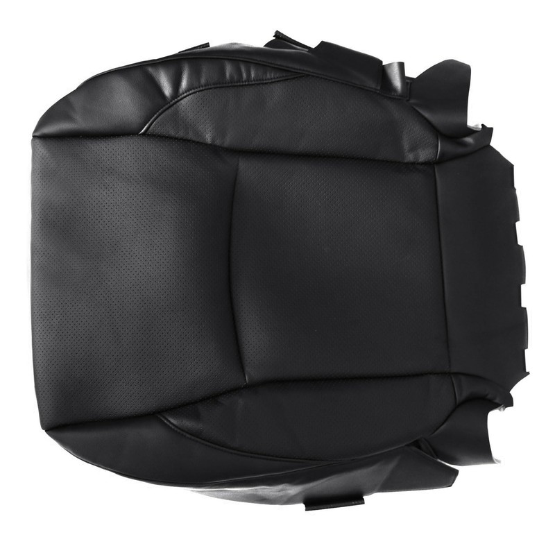 NLQR Front Passenger Bottom Replacement Seat Cover Perforated Microfiber Leather