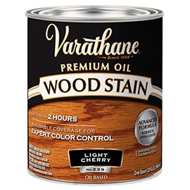 Rust-Oleum Varathane 211720H Premium Wood Stain, Quart, Light Cherry