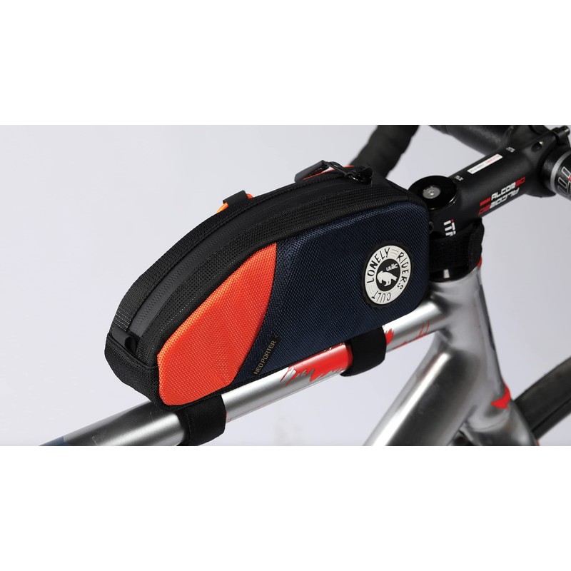 ULAC NOMADPAK: TREKKING PRO 1.2L Top Tube Bag (Navy-Orange)