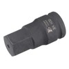 uxcell 30mm Impact Hex Bit Socket, 3/4" Drive 110mm Length