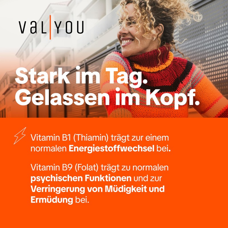 VALYOU Vitamin B Complex • 180 Capsules for 6 Months
