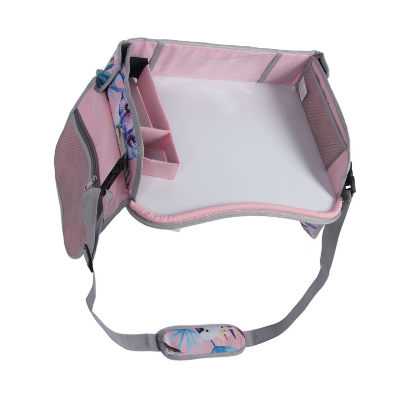 Kids Travel Tray Erasable Drawing Board Organization Pockets Activity Essentials