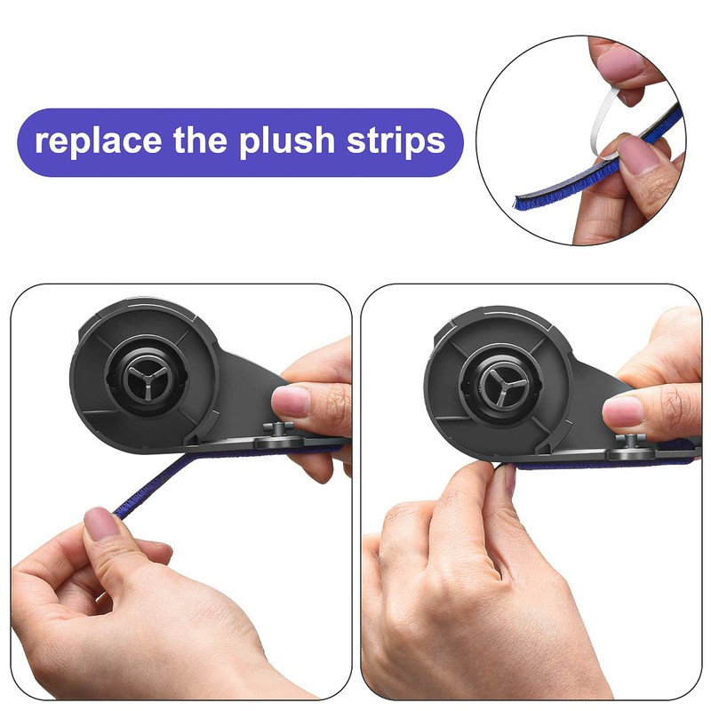 DrRobor Replacement Brush Roller for Dyson V6 V7 V8 V10