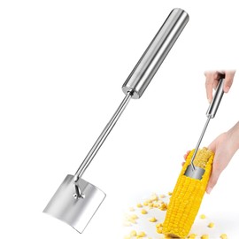 Corn Cob Stripper, 2024 Long Handle Stainless Steel Corn Stripping Tool, Corn Cutter, Corn Peeler For Corn On The Cob, Suitable For Home Kitchens, Restaurant Chefs, Outdoor Dining Enthusiasts