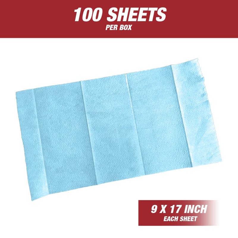 Prep Wipe Lint Free Cleaning Towels Pack of 100 Sheets
