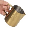 230ml Coffee Steaming Pitcher with Angled Handle Stainless Steel Olecranon
