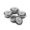 LOVECASA Mini Cocotte with Lid,12 OZ Small Casserole Dish for
