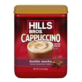 Hills Bros Instant Double Mocha Cappuccino Mix, Easy to Use, Enjoy Coffeehouse