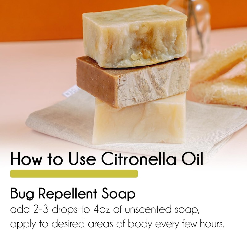 GreenHealth - Citronella Oil -100% Pure Therapeutic Grade Essential Oil-