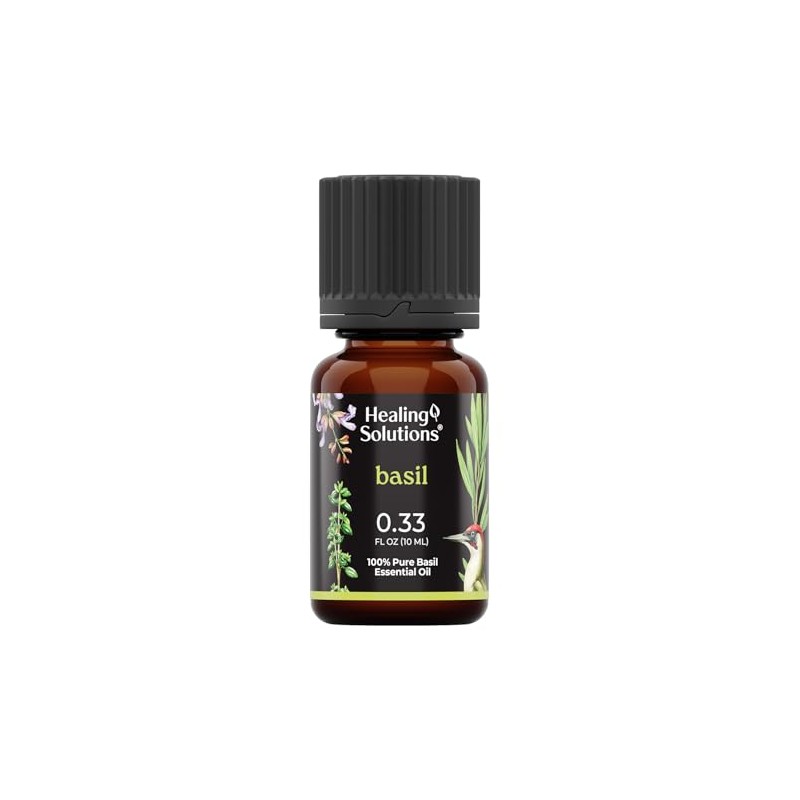 Basil 100% Pure, Best Therapeutic Grade Essential Oil - 10ml