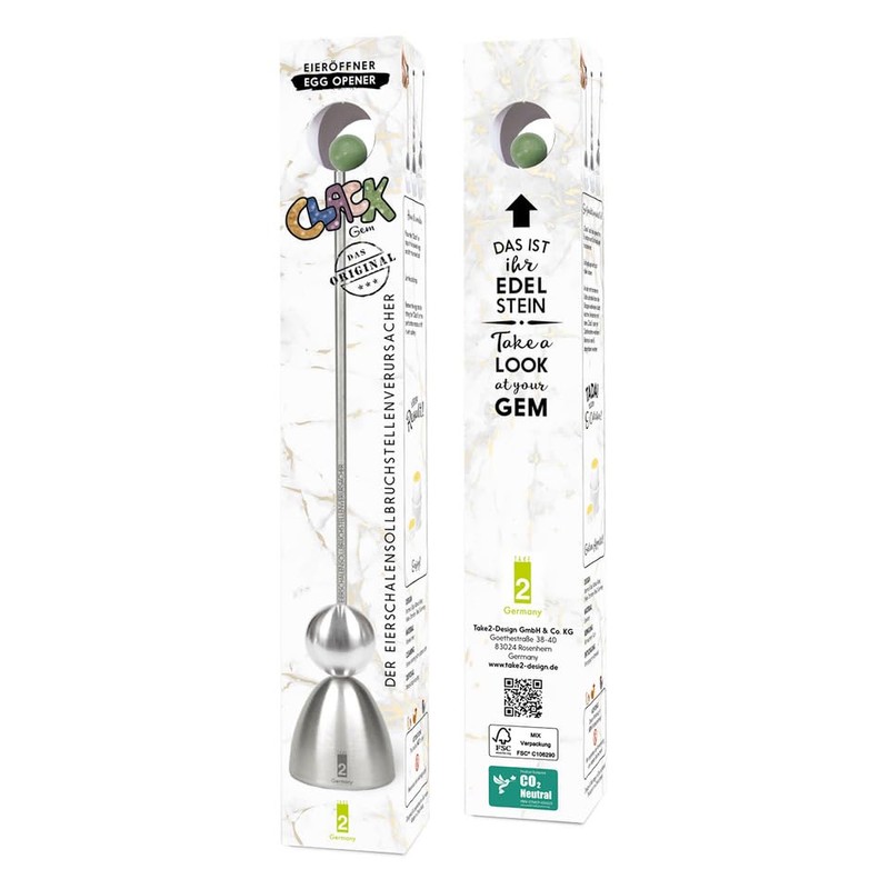 Clack Egg Opener Gem Edition Gemstone Ball Green Aventurine