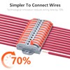 XALXMAW 6Pcs Lever Wire Connectors, 12 Position Terminal Strip Conductor