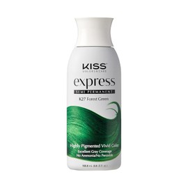 Kiss Express Color #K27 Semi-Permanent Forest Green 3.5 Ounce (100ml)