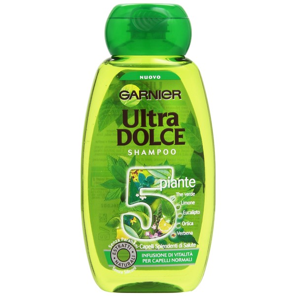 Garnier Ultra Dolce 5 plants Infusion of vitality shampoo for Normal Hair, 250 ml