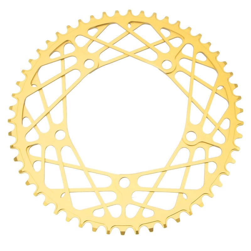 Bike Chainring 54T Aluminum Alloy High Strength Lightweight Anodized Folding