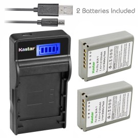 Kastar BLN-1 Battery & LCD Charger for Olympus OM-D E-M1, OM-D E-M5, OM-D E-M5 Mark II