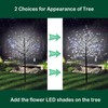 LED Solar Lighted Cherry Blossom Tree,6Ft Light up Cherry Tree