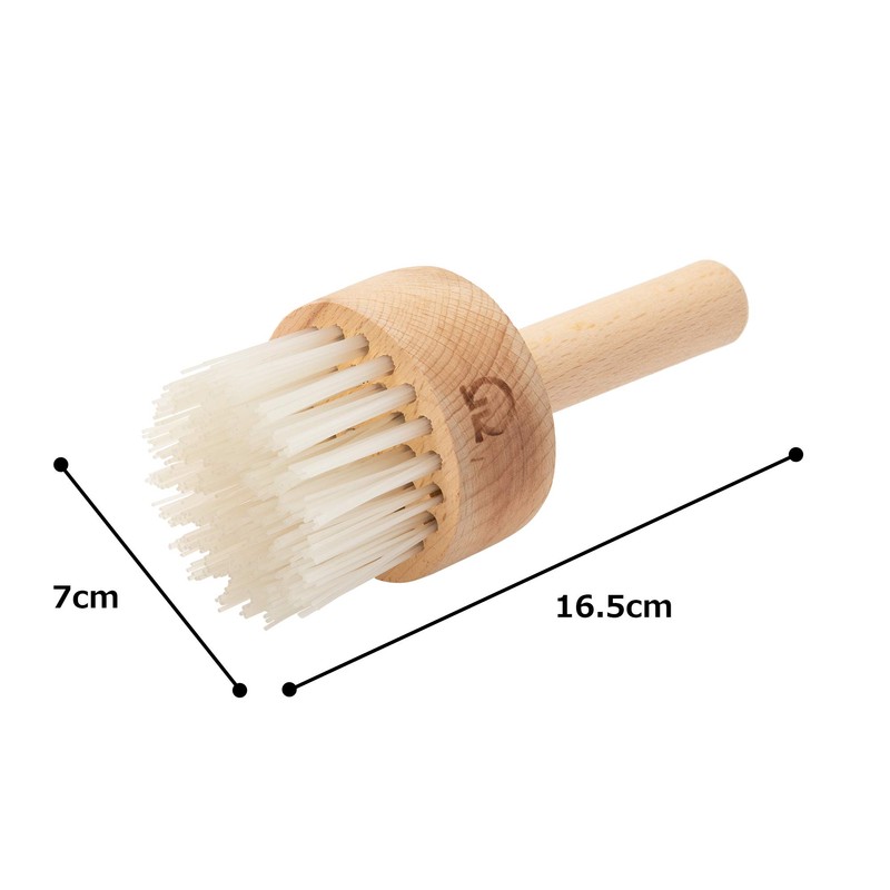  Endoshoji GBL01 Professional Cooking Brush, Large, Heat Resistant Nylon,