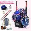Softball Bag,Softball Bat Bag For Youth Adults,Baseball Bag with Fence
