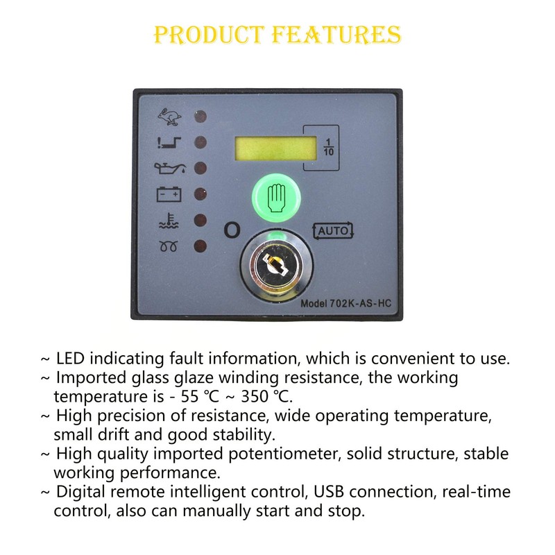 WFLNHB DSE702K-AS DSE702AS Electronic Auto Start Generator Controller Module Control