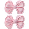 Zolyco Tiny 3 Inch Hair Bow Clips Thick Ribbon -