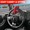 KAYCENTOP Car Steering Wheel Lock, Seat Belt Lock, Car Locks