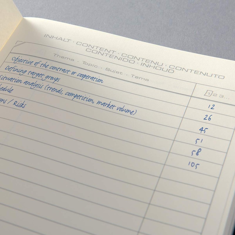 SIGEL CO116 Premium Notebook lined, A4+, hardcover, Black - Conceptum