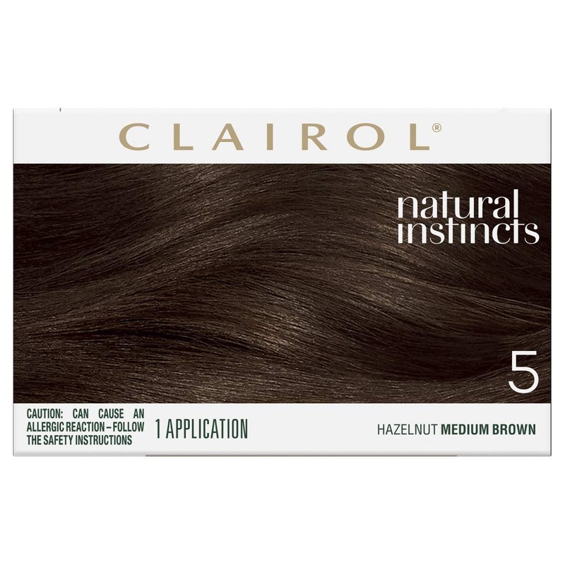 Clairol Natural Instincts Semi-Permanant Hair Colour, 5 Medium Brown, Ammonia