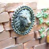 Miniature 1/12th Scale Fairy Garden Lion Head Fountain Pond Ornament