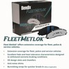 Bendix Fleet Metlok PBD1767 Semi-Metallic Front Brake Pads for Dodge