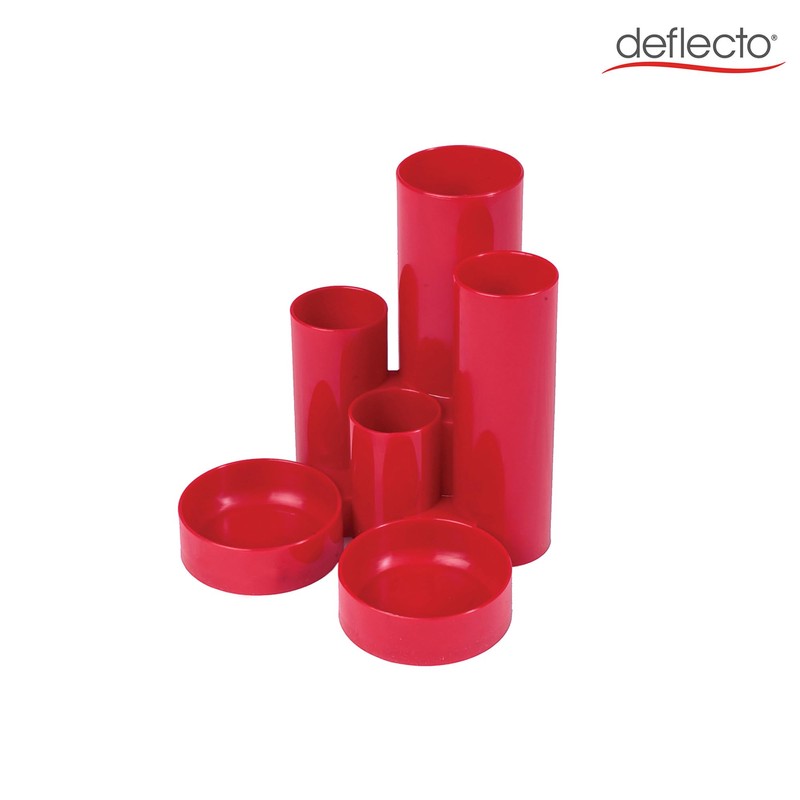 Deflecto Value Tidy Tube - Red