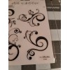 The paper studio stick a bilities BLK SWIRLS glitter stickers