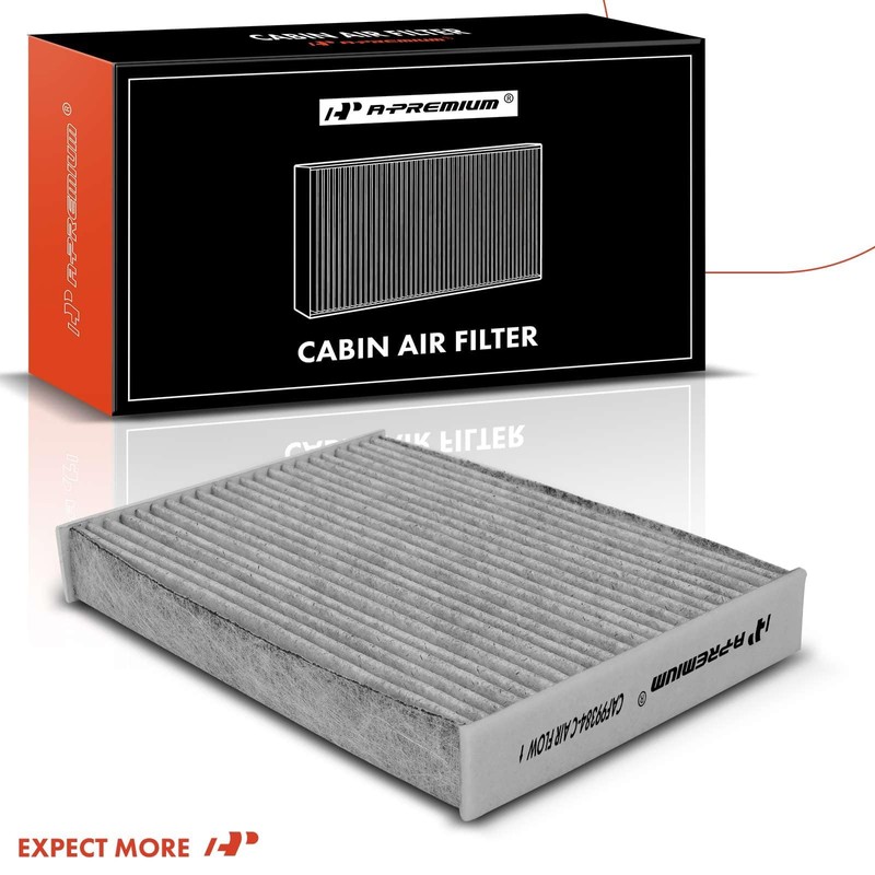 A-Premium - Filtro de aire de cabina de 2 piezas