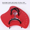 1 Pair Hand Paddles for Swim PP Silicone Adjustable Hand