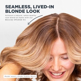 Jerome Russell Bblonde SMUDGE Root Blending Kit in Subtle Warm | Professional Root Blending Kit | Natural, Lived-In Blonde Look