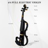 Ktaxon Full Size Electric Violin, 4/4 Acoustic Silent Electric Violin
