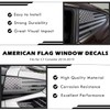 for Both Side American Flag Window Decals fit for C7