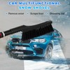 KVAEY 25" Snow Brush and Ice Scraper for Car Windshield,