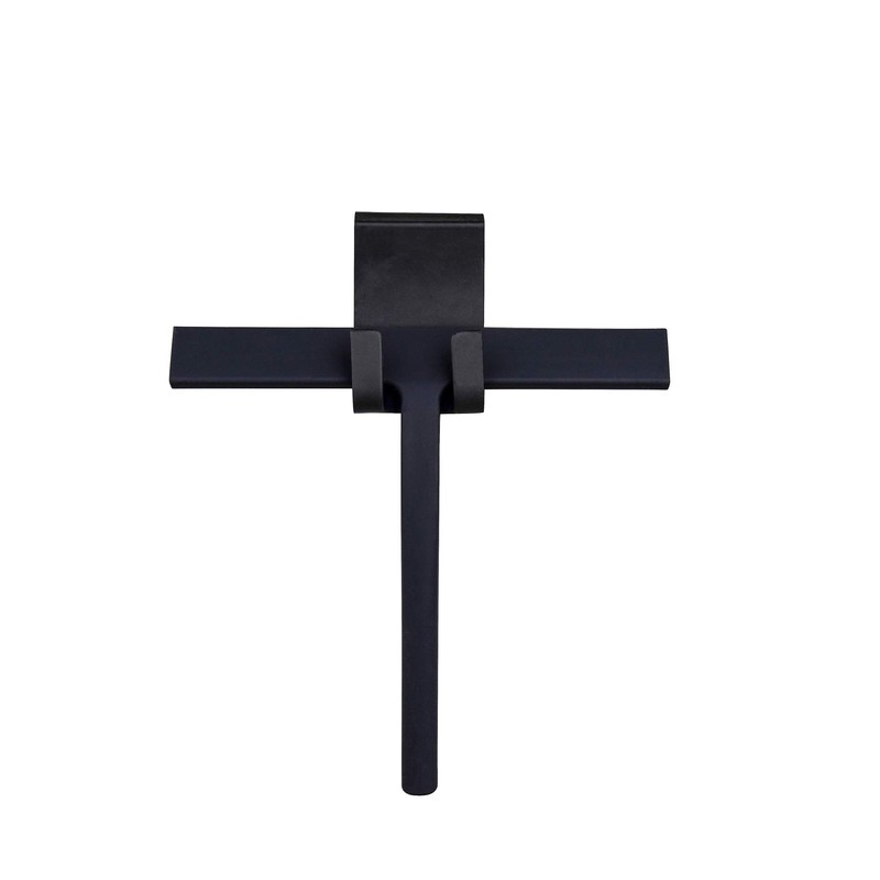 IMEEA Shower Squeegee for Glass Doors 9-Inch Black Shower Squeegees