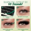 KEYYOU Lash Clusters 3D Effect 231pcs Eyelash Clusters 100D200D 10-18mm