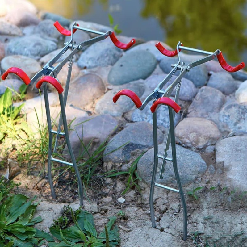FASPLORE Fishing Rod Holder Dual Poles Holder Angle and Height
