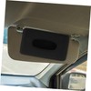 ULTECHNOVO Car Tissue Holder for Sun Visor Elegant PU Leather