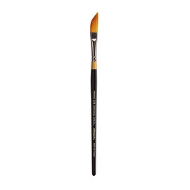 KINGART Original Gold 9800-3/8, Premium Artist Brush, Golden TAKLON Dagger-Size: 3/8, Black