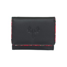 Mala Braemar Range Compact Leather Coin Purse RFID 4181_7 Black