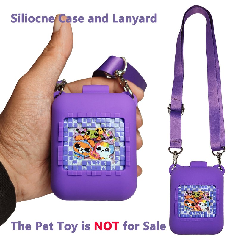 JCHPINE Hard Carrying Case and Silicone Cover for Bitzee Interactive