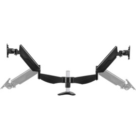 AVF Double Head Swivel/Tilt Dual Monitor Mount for Screens up to 35" - Black