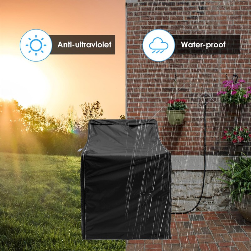 Waterproof Washing Machine Cover - 210D Oxford Cloth Heavy-Duty Protection